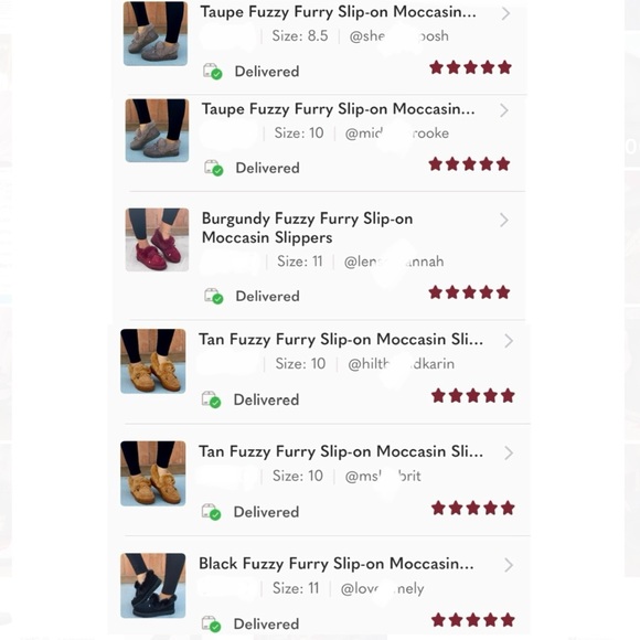 Black Fuzzy Furry Slip-on Moccasin Slippers - Picture 8 of 12